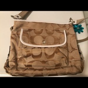 Coach signature messenger crossbody